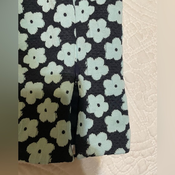 Anthropologie Eva Franco Floral Jacquard Crop Top - Picture 9 of 11